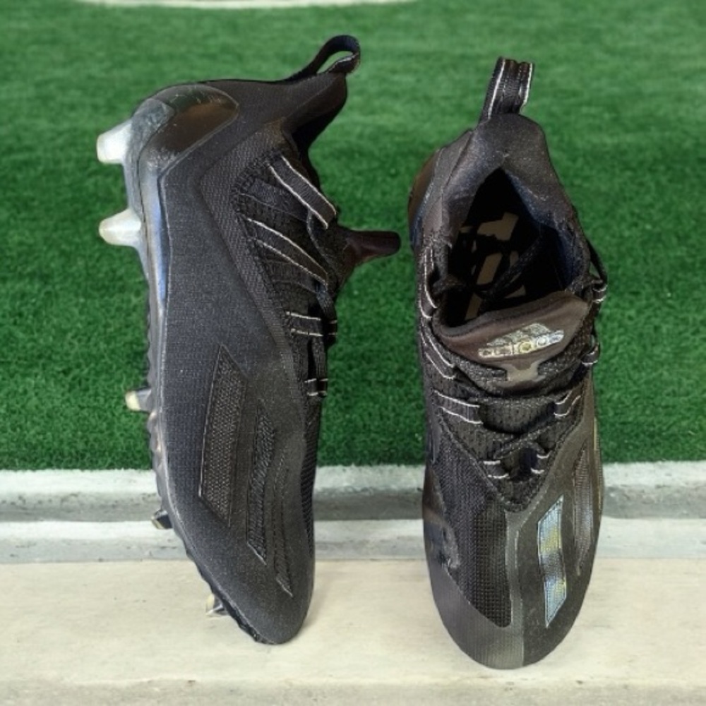 Adidas Adizero FX2080 Core Black/Iridescent Men’s‎ Size 8 –Football Cleats